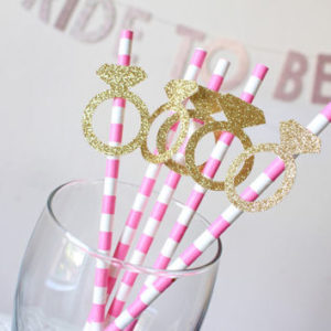 engagement ring straws