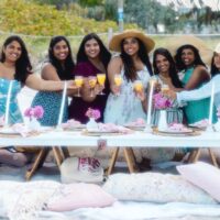 bachelorette beach picnic